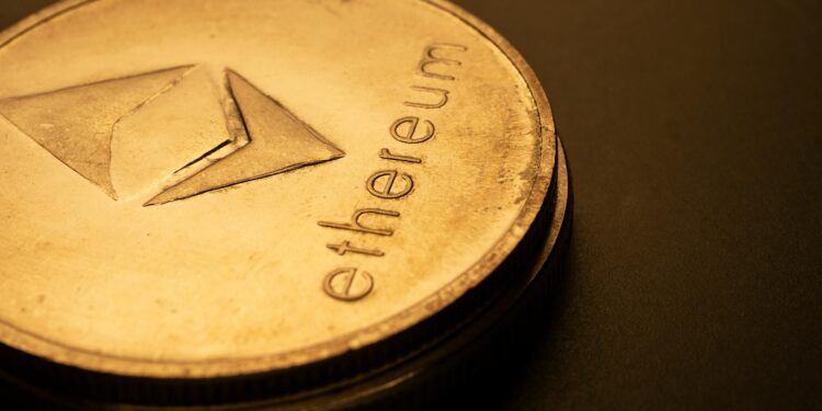 Ethereum tokens on a digital exchange interface showcasing a sale transaction.