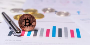 Senators discuss crypto regulation, with charts and graphs on digital currencies in the background.