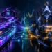 Monolithic single state machine architecture of Solana compared to Ethereum modular rollup and base layer settlement stack