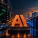 Anthropic IPO S-1 financial analysis showing Anthropic brand emblem alongside stock market ticker ANT and high-voltage AI data center infrastructure